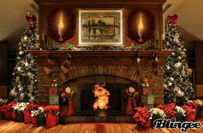 Fireplace for Christmas Picture #135537362 | Blingee.com