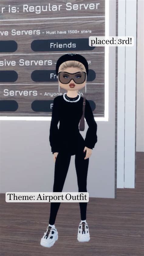 Theme Airport Outfit Dress To Impress Gaming Clothes Airport Outfit