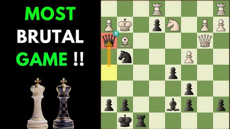 Most Brutal Game Of Wilhelm Steinitz Chess Vaasam Youtube