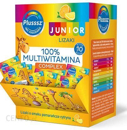 Polski Lek Plusssz Lizaki Junior Multiwitamina Complex O Smaku