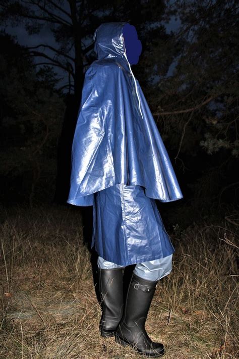 Thick PVC Raincoat With Poncho On EBay Kleding