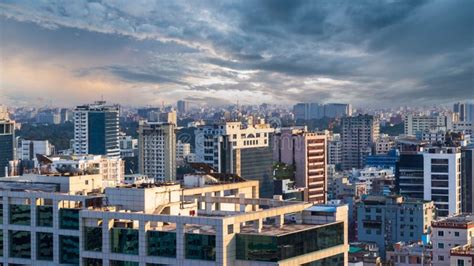 Dhaka CityScape from Top of 16th Floor at Banani Stock Image - Image of people, asia: 231824259