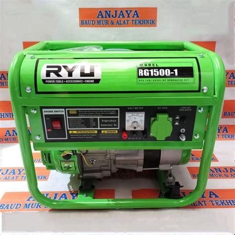 Jual Ryu Mesin Genset W Gasoline Generator Rg Shopee