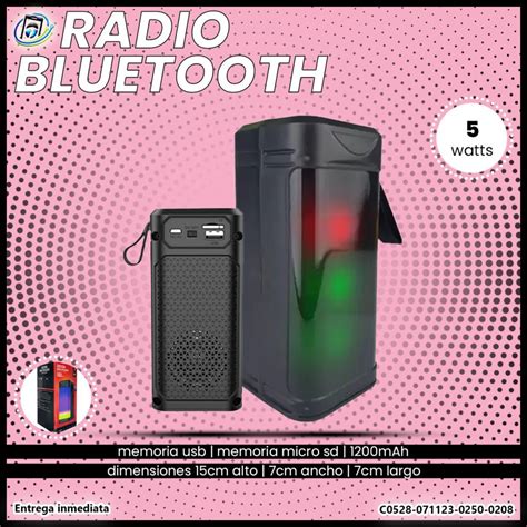 Radio Bluetooth 2'' - Multiservicios ARETEC