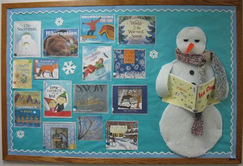 Winter Library Bulletin Board Library Bulletin Boards Library Themes