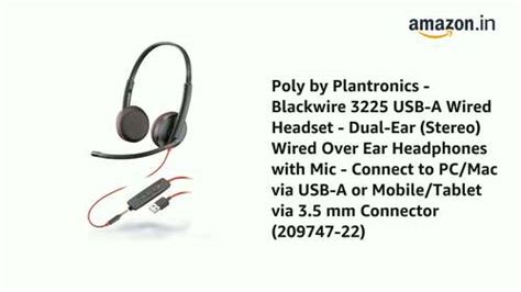 Poly Blackwire C3225 Usb A At 470000 Inr In Bengaluru Optima