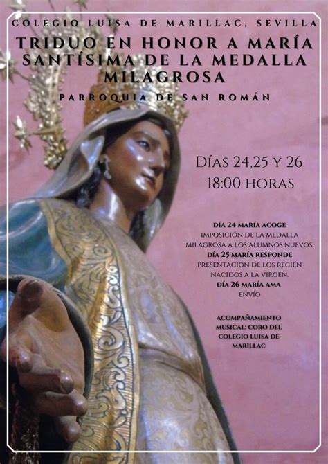 Triduo Virgen Milagrosa Colegio Luisa De Marillac Sevilla