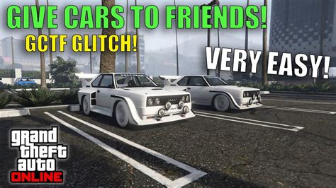 Updated Method Gta Give Cars To Friends Glitch Gctf Glitch Xbox