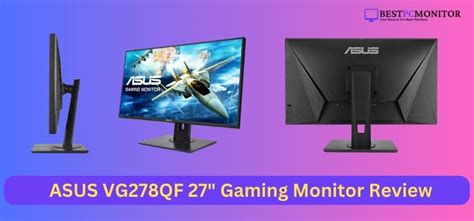 Asus Vg278qf 27 1080p 165hz Gaming Monitor Review