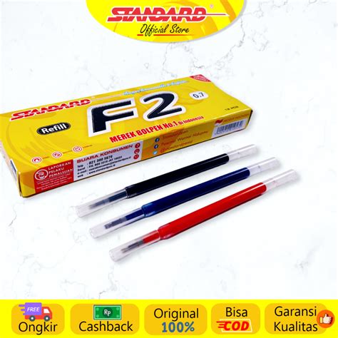 Jual Standard Refill Pulepn F Isi Pulpen Pena Ballpoint