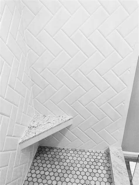 Pin By Kayla Soto On For The Home Beveled Subway Tile White Beveled Subway Tile Honeycomb Tile