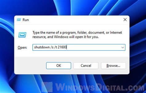 How To Set Shutdown Timer In Windows