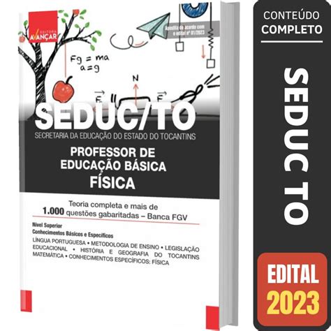 Apostila Concurso público da SEDUC PA 2024 Professor de Física