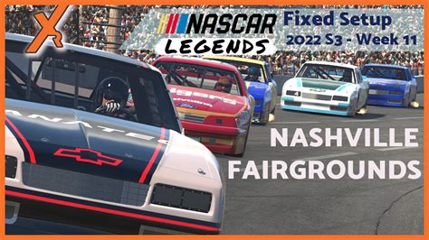 Nascar Legends Nashville Fairgrounds Iracing Youtube