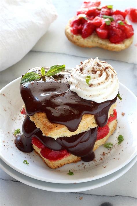 Chocolate Covered Strawberry Shortcakes Baker By Nature Recipe Homemade Chocolate