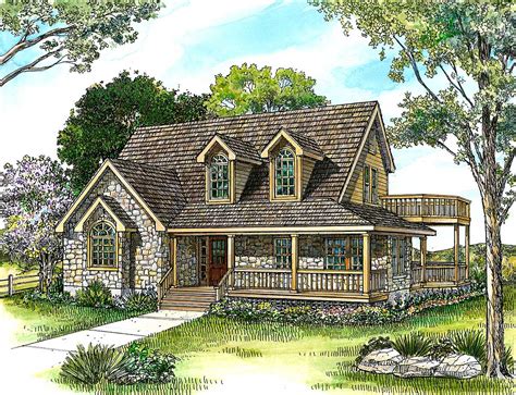 Country Stone Cottage Home Plan - 46036HC | Architectural Designs ...