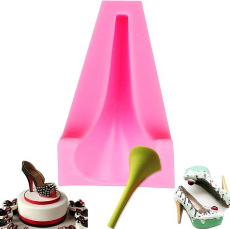 D Silicone Mold High Heel Mould Lady Shoe Mold For Wedding Cake