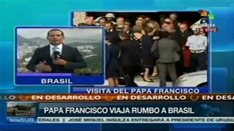 El Papa Francisco será recibido por Dilma Rousseff en Río Vídeo