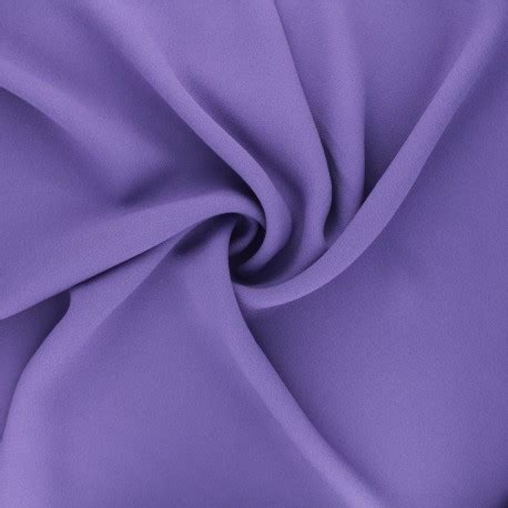 Tissu crêpe Tissu crêpe envers satin violet MPM