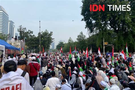 Aksi Bela Palestina Digelar Di Depan Kedubes As Jakarta