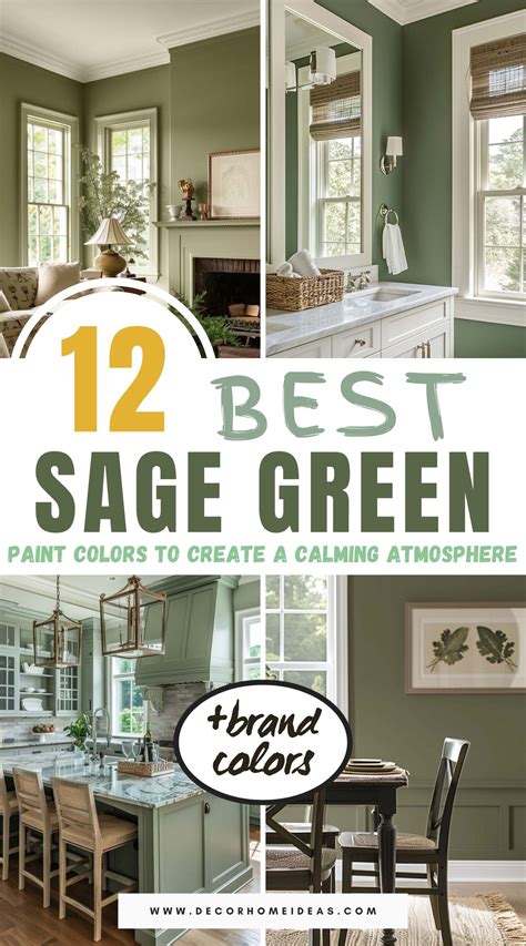 12 Best Sage Green Paint Colors To Create A Calming Atmosphere