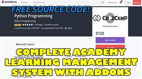 Complete Academy Learning Management System LMS With Add Ons Using