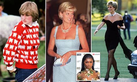 Princess Diana S Royal Rebel Wardrobe Inspires Designers Today Model Claims Daily Mail Online