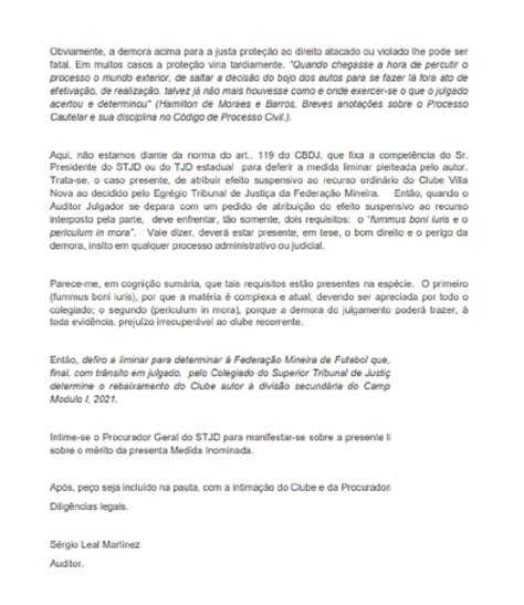 Stjd Determina Que Fmf Não Homologue Rebaixamento No Campeonato Mineiro