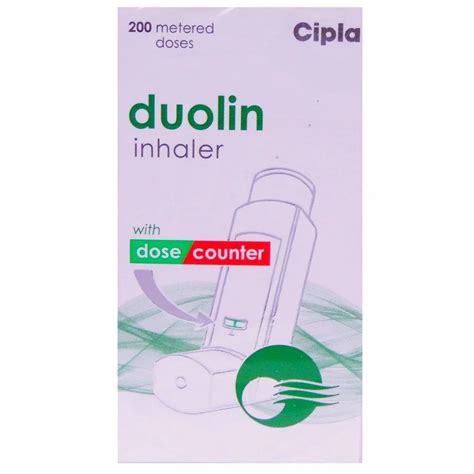 Cipla Duolin Inhaler Ipratropium Bromide Ug Salbutamol Ug