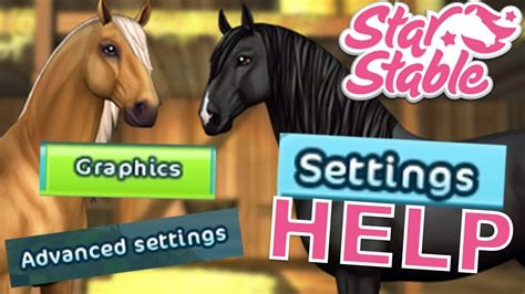 Star Stable Graphics Settings Tutorial Star Stable Online Youtube