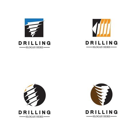 Drill Logo Icon Design Template 2533239 Vector Art At Vecteezy