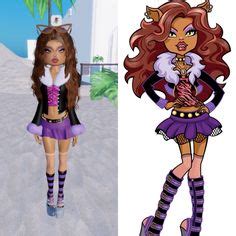 Dti Clawdeen In 2024 Wolf Dress Dress To Impress Outfit Inspo