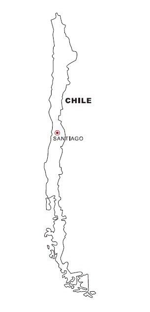 Coloring Map Of Chile Color Area