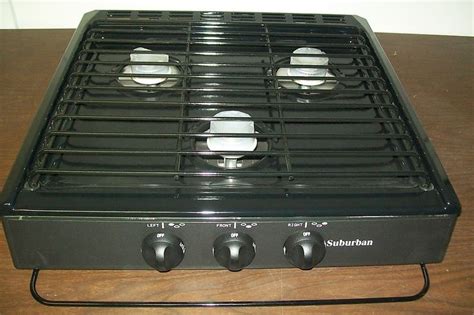 Suburban 3 Burner Gas Cooktop Slide In Range Stove Rv Scn3bm Camper Trailer • 179 95 Stoves