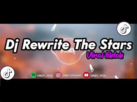 Dj Slowed Rewrite The Stars By Adit Fvnky Rmx Terbaru Viral Tiktok