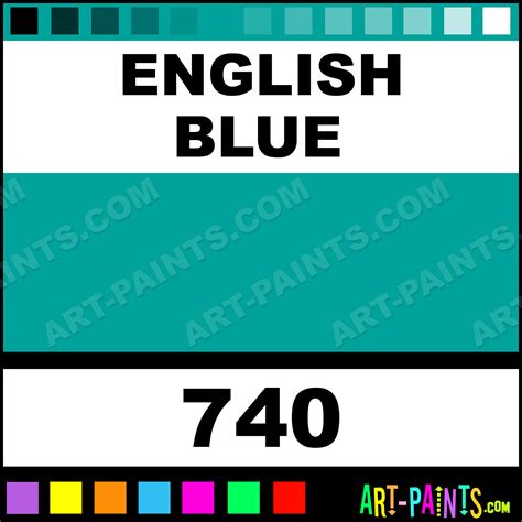 English Blue Soft Pastel Paints - 740 - English Blue Paint, English ...