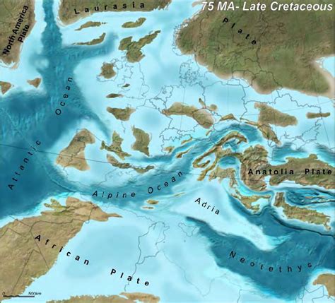 Paleogeographic Reconstruction At Ma Modified From Ron Blakey Nau