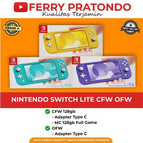 Jual Nintendo Switch Lite Cfw Ofw Shopee Indonesia