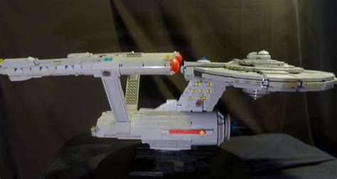 USS Enterprise in Lego | Lego star trek, Lego tv, Lego