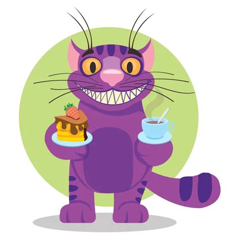 Cheshire Cat Illustration To The Fairy Tale Alices Adventures In