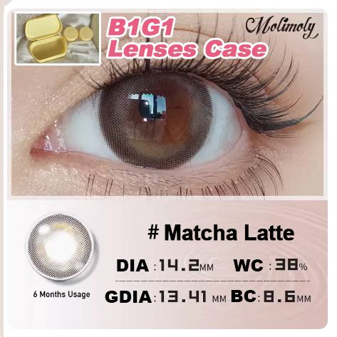 Codmatcha Latte Half Yearly Disposable Graded Colored Contact Lens