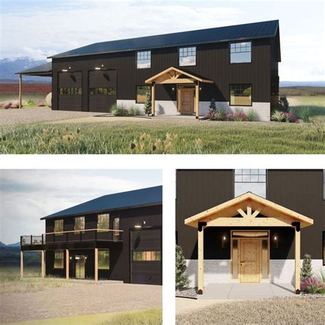 The Melrose - Back Forty Building Co. | Barn house plans, Pole barn ...