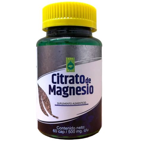 Citrato de Magnesio 60 caps Botánica Laya Productos naturistas