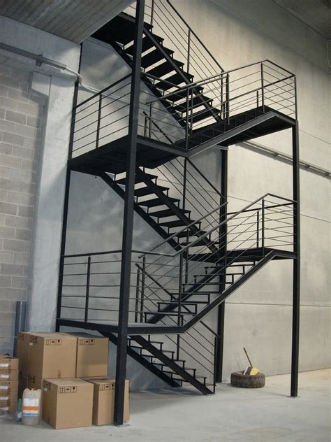 Escaleras Metalicas Para Exterior O Interior Steel Stairs Design My