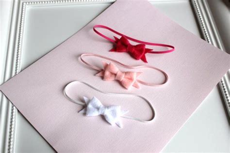 Preemie Headband Set Tiny Bow Headbands In Light By SoSweetBows 10 00