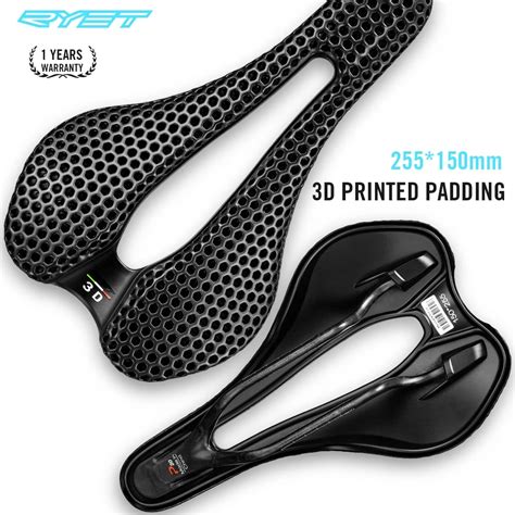 Ryet Carbon D Printed Bike Saddle Mm Super Light Road Mtb Mountain