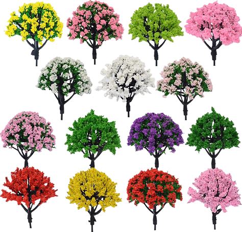 Cayway 15 PCS Modèle Arbre 6CM Arbre Modèle Maquette Arbres Modèles en