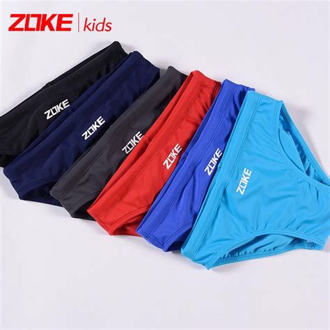 Zoke Childrens Professional Swimming Briefs Boys Swimming Trunks