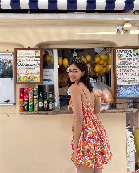 Ananya Panday Flaunts Toned Figure In Floral Bikini As She Holidays In