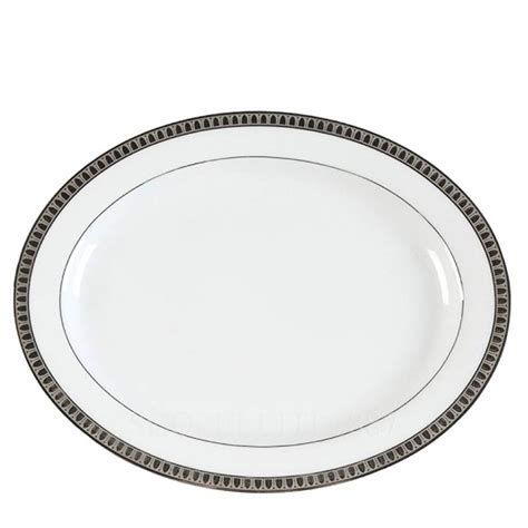 Christofle Malmaison Platinum Oval Platter Scopelliti